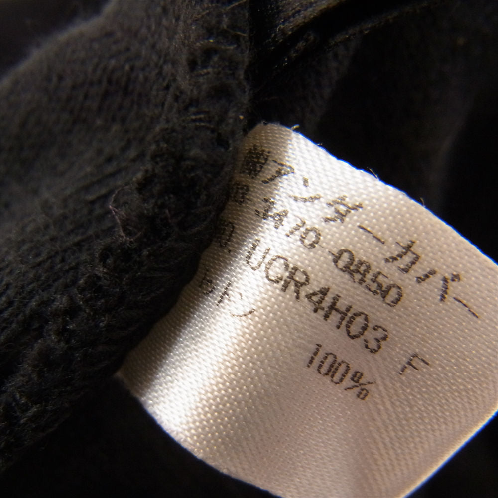 UNDERCOVER アンダーカバー UCR4H03 ロゴ ニット帽 ビーニー ブラック ブラック系【中古】