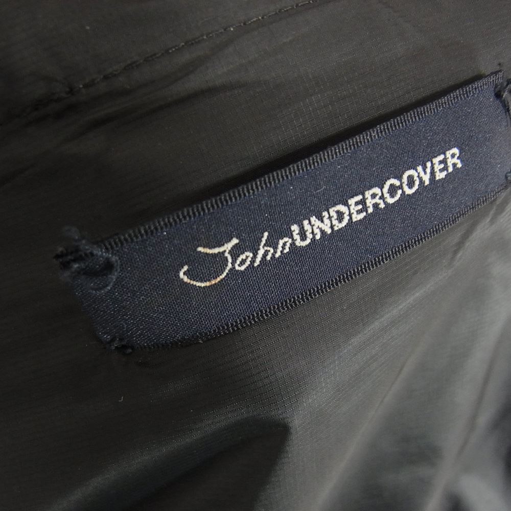UNDERCOVER アンダーカバー 767528 John UNDERCOVER ジョンアンダーカバー 襟 エリ ジップ ダウン ベスト ブラック系 2【中古】