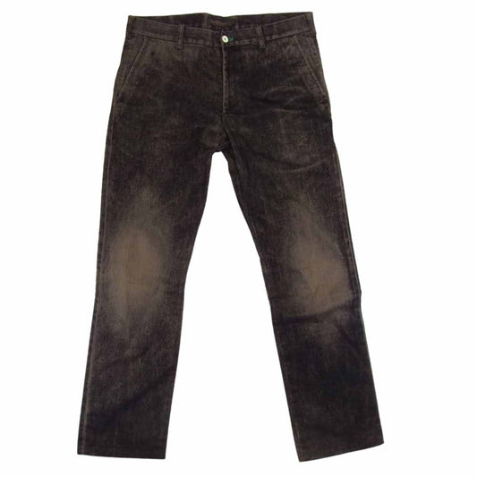 UNDERCOVER アンダーカバー B219-P5 Undercoverism アンダーカバイズム ベロア コットン パンツ ダークブラウン系 L【中古】