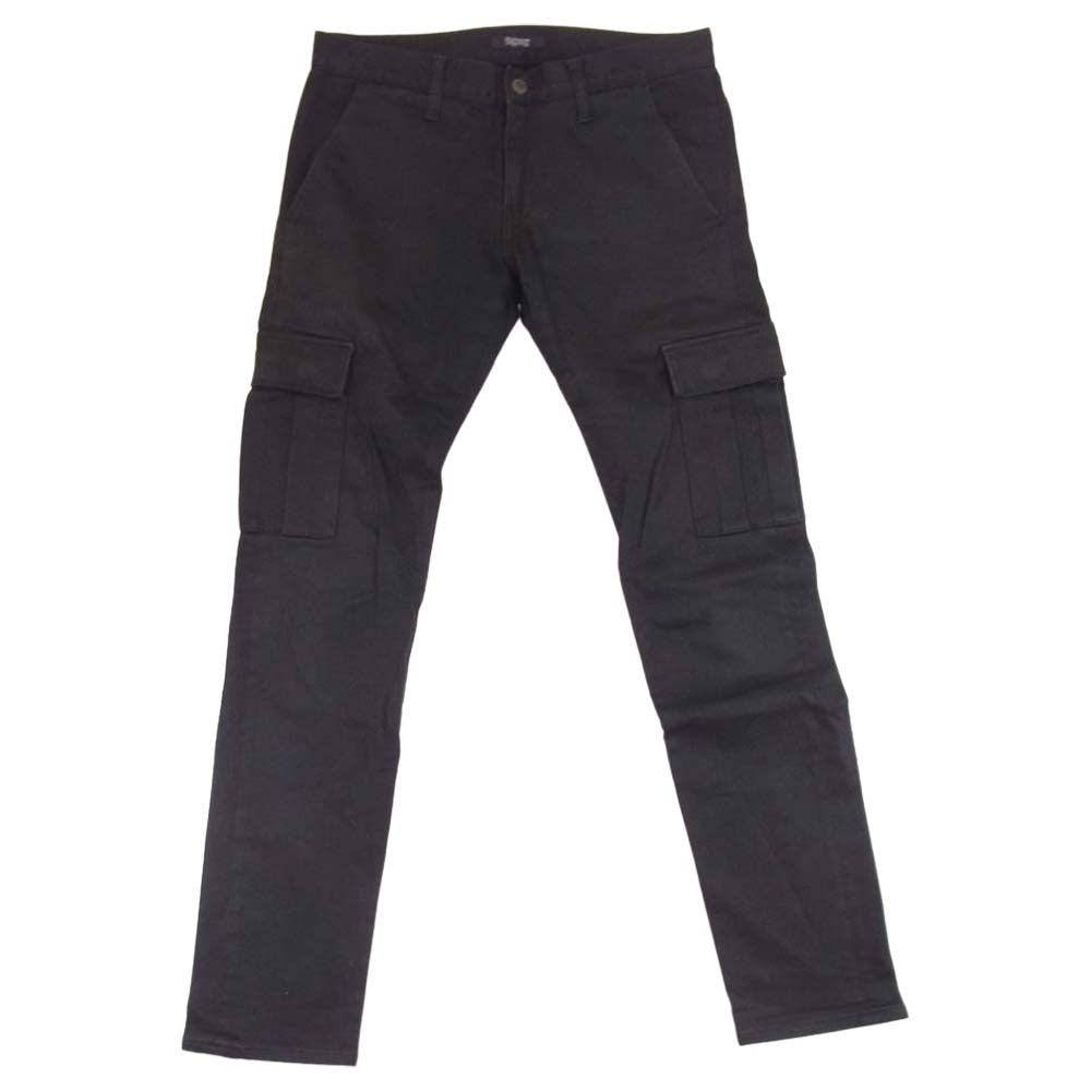 UNDERCOVER アンダーカバー G9502 11SS UNDERMAN期 コットン ストレッチ カーゴ パンツ ブラック系 1【中古】