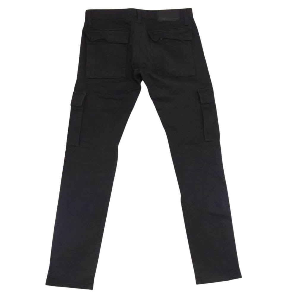 UNDERCOVER アンダーカバー G9502 11SS UNDERMAN期 コットン ストレッチ カーゴ パンツ ブラック系 1【中古】