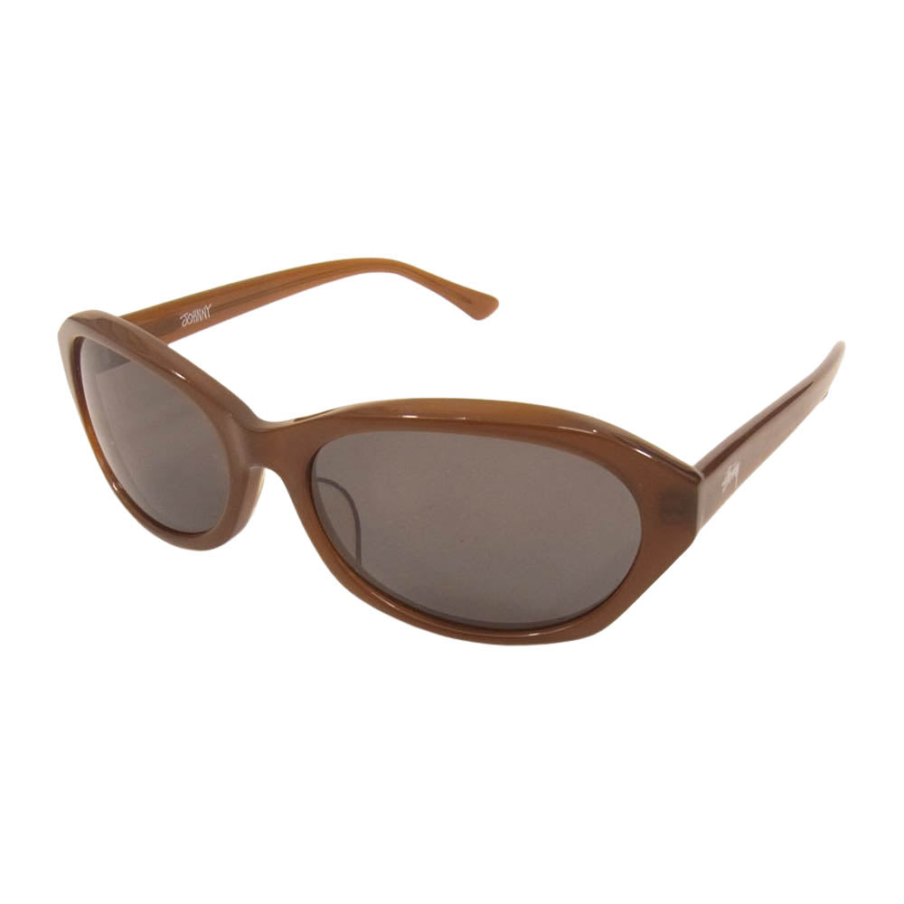 UNDERCOVER アンダーカバー × Stussy ステューシー Johnny ジョニー サングラス 眼鏡 ブラウン系【中古】