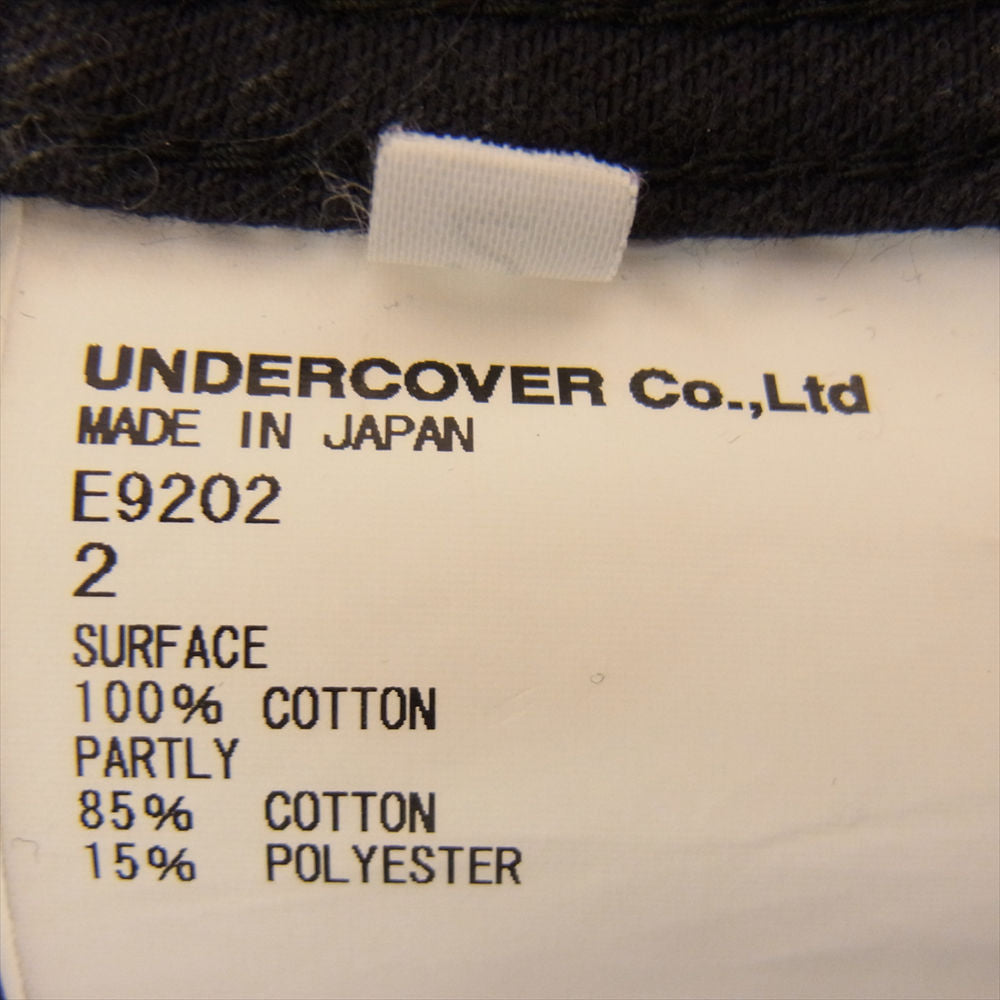 UNDERCOVER アンダーカバー E9202 10SS Less but Better期 デニム カバーオール ジャケット ダークグレー系 2【中古】