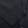 MAISON MARGIELA メゾンマルジェラ 22AW SI1HA0006 S17797 ウール Vネック 長袖 ニット レイヤード ストライプ ダメージ加工 カーディガン ブラック系 L【中古】