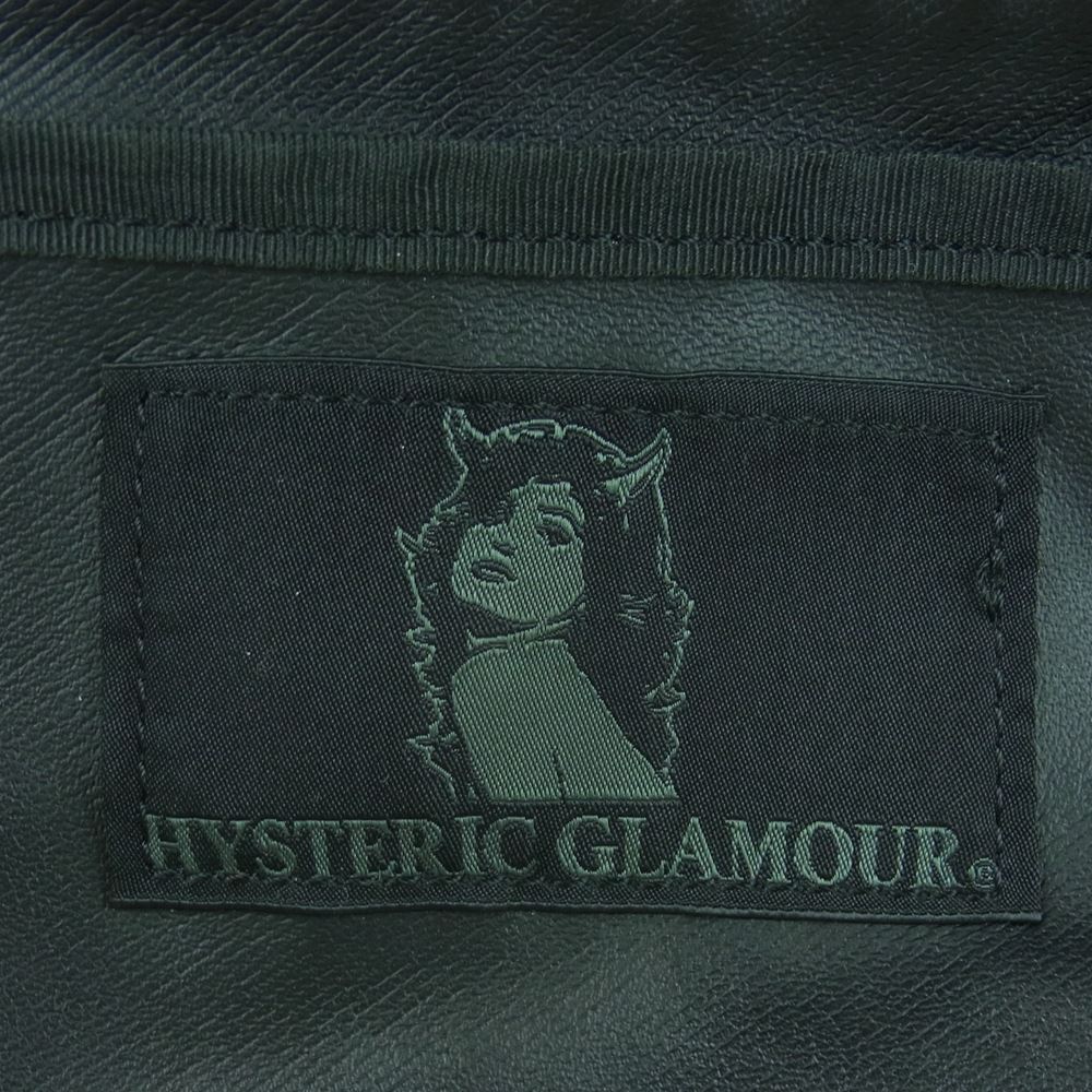 HYSTERIC GLAMOUR ヒステリックグラマー ガール 総柄 ショルダー バッグ ブラック系【中古】
