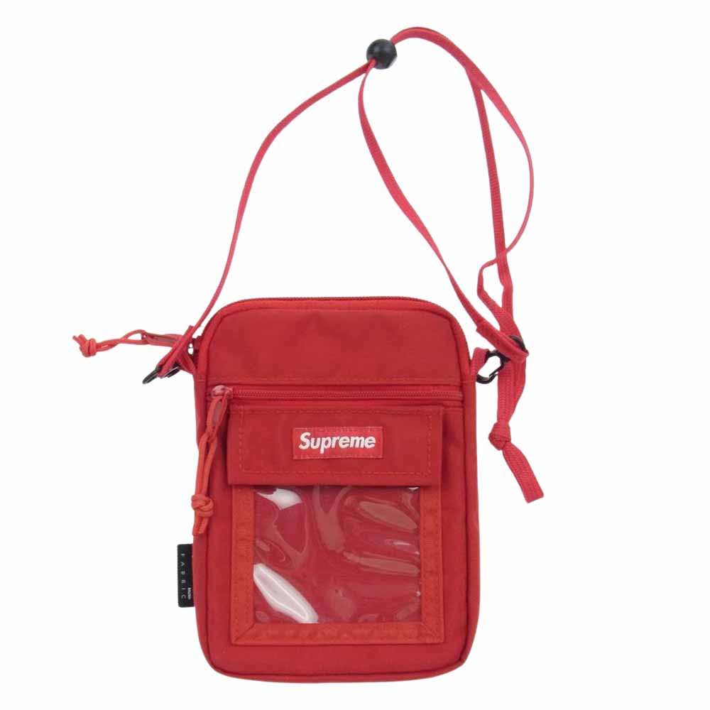 Supreme シュプリーム 19SS Utility Pouch ユーティリティ ショルダー バッグ ポーチ レッド系【中古】