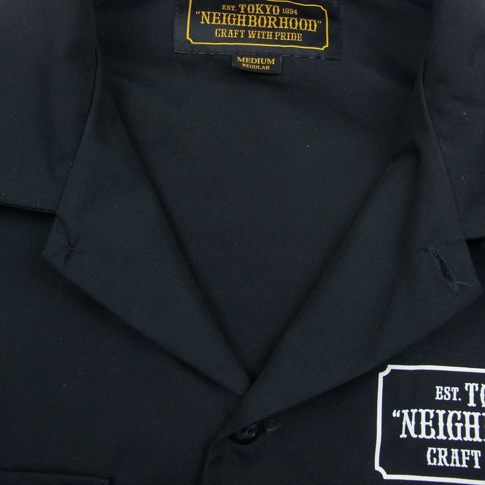 NEIGHBORHOOD ネイバーフッド 172TSNH-SHM03 CLASSIC WORK EC-SHIRT.LS ワーク シャツ ブラック系 M【中古】