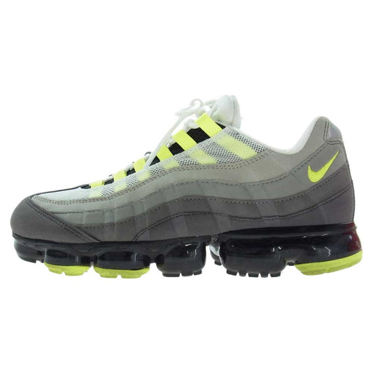 NIKE ナイキ AJ7292-001 AIR VAPORMAX 95 エアヴェイパーマックス95 NEON ネオンスニーカー ブラック系 グレー系 イエロー系 28cm【中古】
