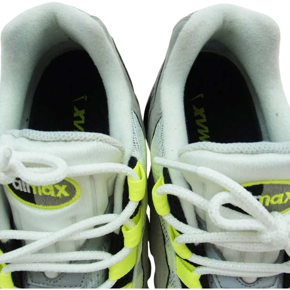 NIKE ナイキ AJ7292-001 AIR VAPORMAX 95 エアヴェイパーマックス95 NEON ネオンスニーカー ブラック系 グレー系 イエロー系 28cm【中古】