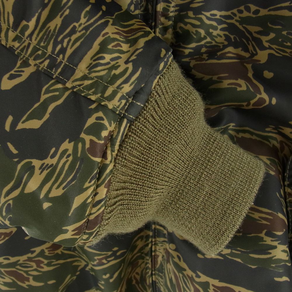 HYSTERIC GLAMOUR ヒステリックグラマー 0263AB01  TIGER STRIPE N-2B タイガーカモ プリマロフトエアフォース ジャケット マルチカラー系 M【中古】