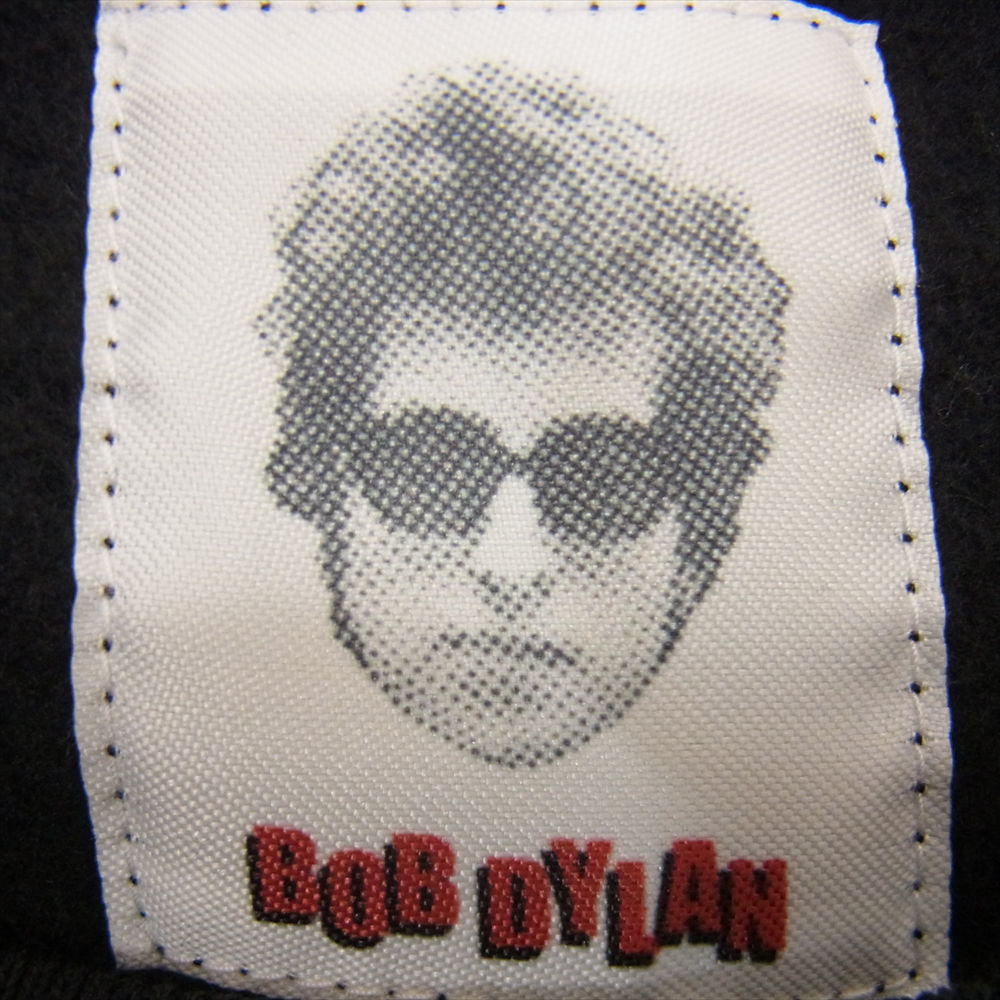 WACKO MARIA ワコマリア BOBDYLAN-WM-SS02 BOB DYLAN ボブディラン JERZEES ジャージーズ CREW NECK SWEAT SHIRT クルーネック スウェット シャツ ブラック系 L【新古品】【未使用】【中古】