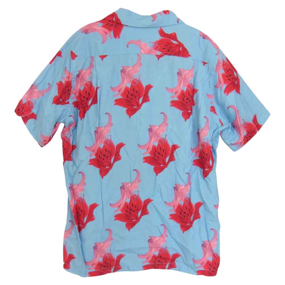 WACKO MARIA ワコマリア HAWAIIAN SHIRT S/S 百合 半袖 ハワイアン アロハ シャツ マルチカラー系 S【新古品】【未使用】【中古】