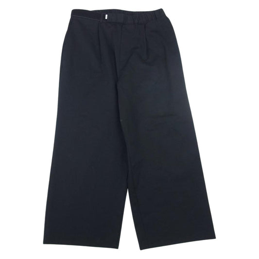 GRAPHPAPER グラフペーパー 21AW GM213-40043B  Compact Ponte Wide Chef Pants ワイド シェフ パンツ ブラック系 F【美品】【中古】