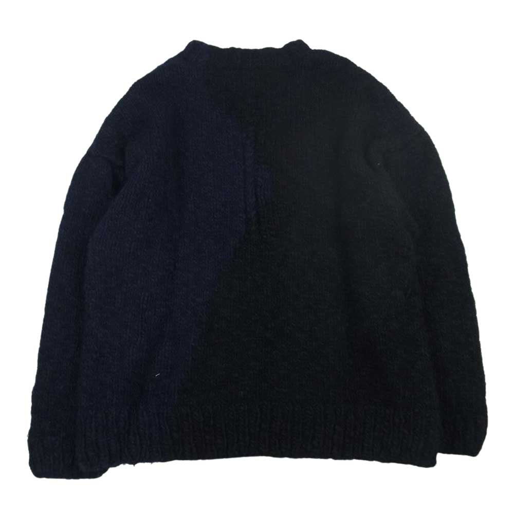 コウタグシケン 21AW  GENTLE WEIRDO Cables in a Hole with the Balloon ウール ニット ネイビー系 2【中古】