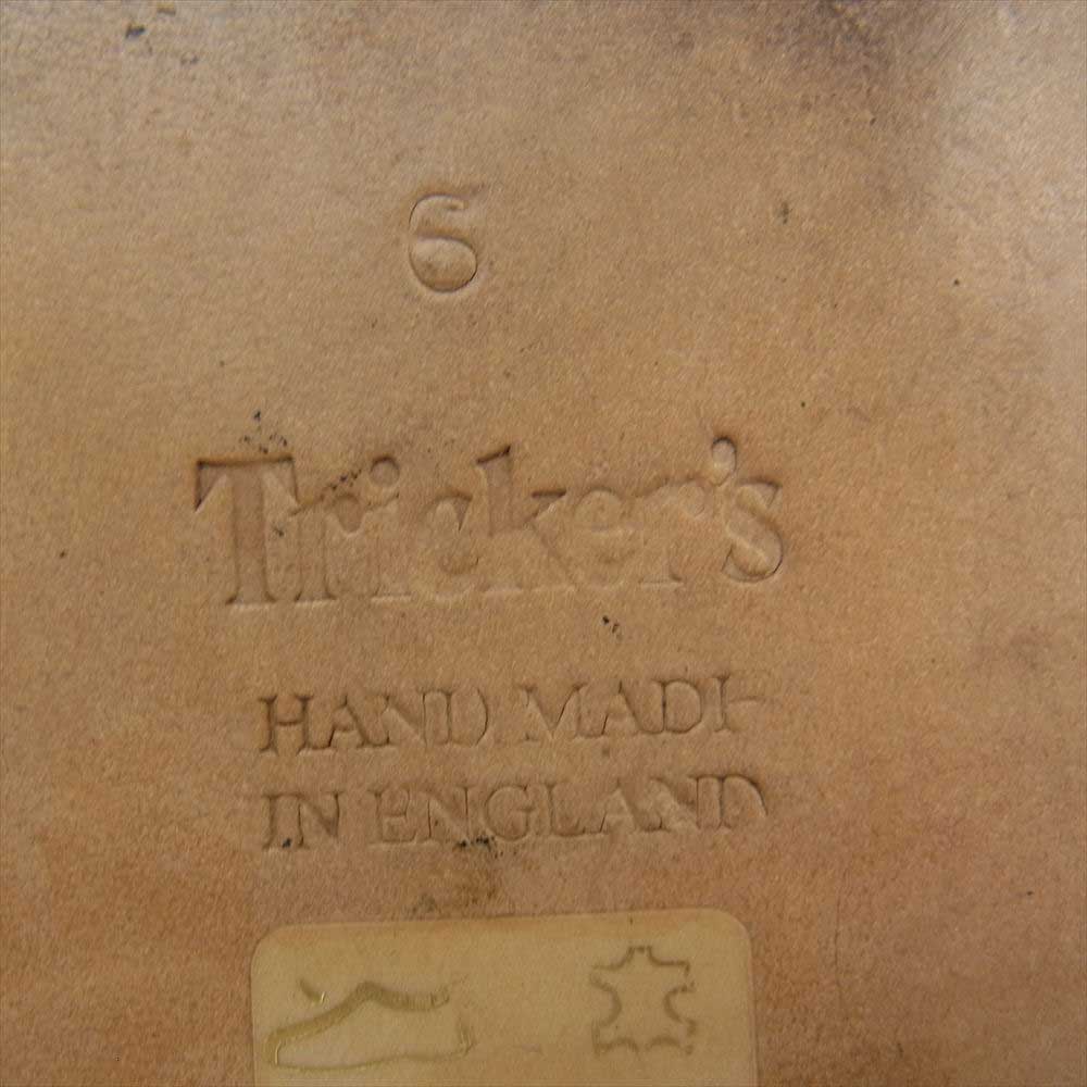 Tricker's トリッカーズ Brilla per il gusto ブリッラペルイルグスト BEAMS ビームス 別注 スカル刺繍 スエード シューズ ブラック系【中古】