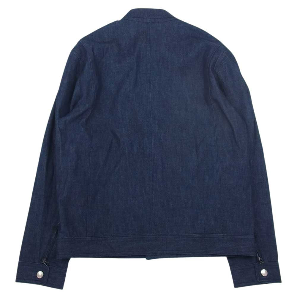 ブリッラペルイルグスト follow フォロー 別注 デニム ライダース ジャケット ブルゾン ダークネイビー系 XL【美品】【中古】