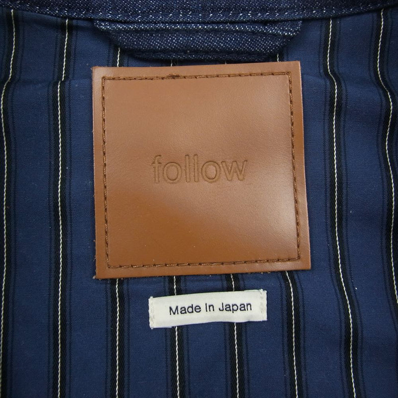 ブリッラペルイルグスト follow フォロー 別注 デニム ライダース 