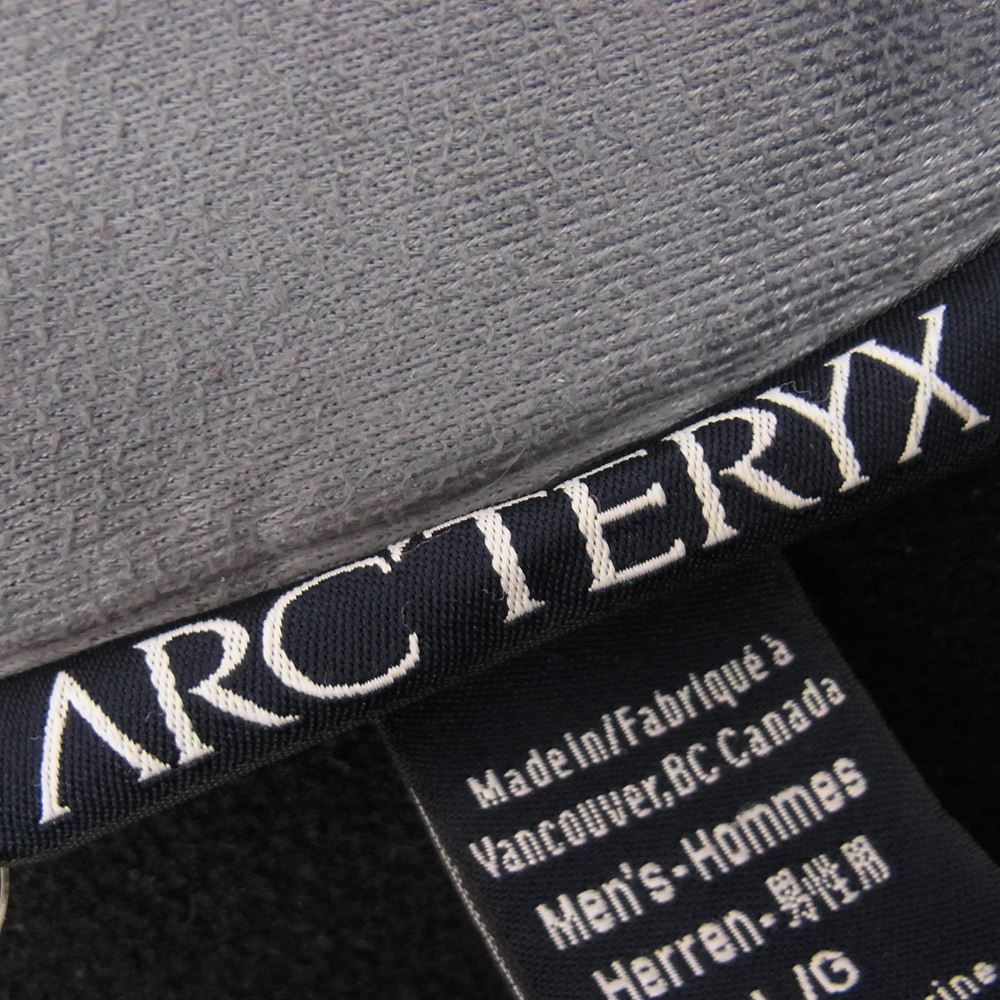 ARC'TERYX アークテリクス カナダ製 テック フリース ジャケット ブラック系 43