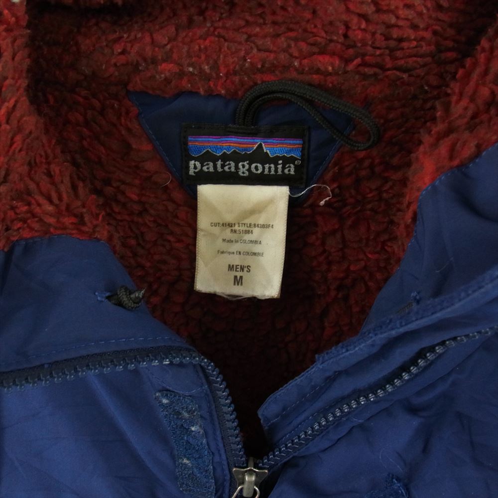 patagonia パタゴニア 04AW 84303 INFURNO JACKET ナイロン フリース インファーノ ジャケット ネイビー系 M【中古】