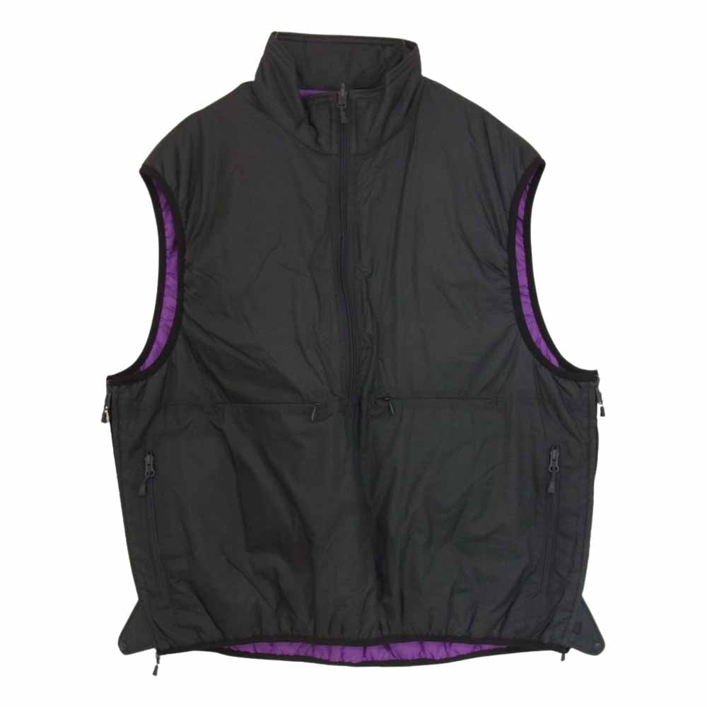 ダイワピア BJ-21022W TECH REVERSIBLE PULLOVER PUFF VEST テック リバーシブル プルオーバ― パフ ベスト ブラック系 パープル系【美品】【中古】