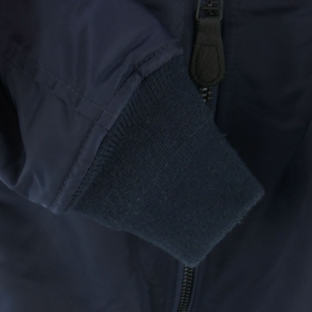 HOUSTON ヒューストン 50942 HST CUSTOM MA-1 EMB JACKET MA-1 MAP蘇州 スーベニア ツアー ミリタリー ジャケット ネイビー系 M【中古】