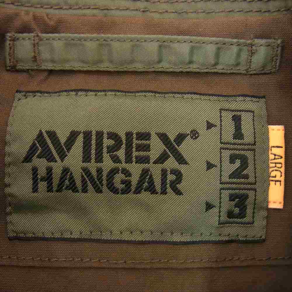 AVIREX アヴィレックス 6102178 再構築 ミリタリー ジャケット ブルゾン カーキ系 L【中古】