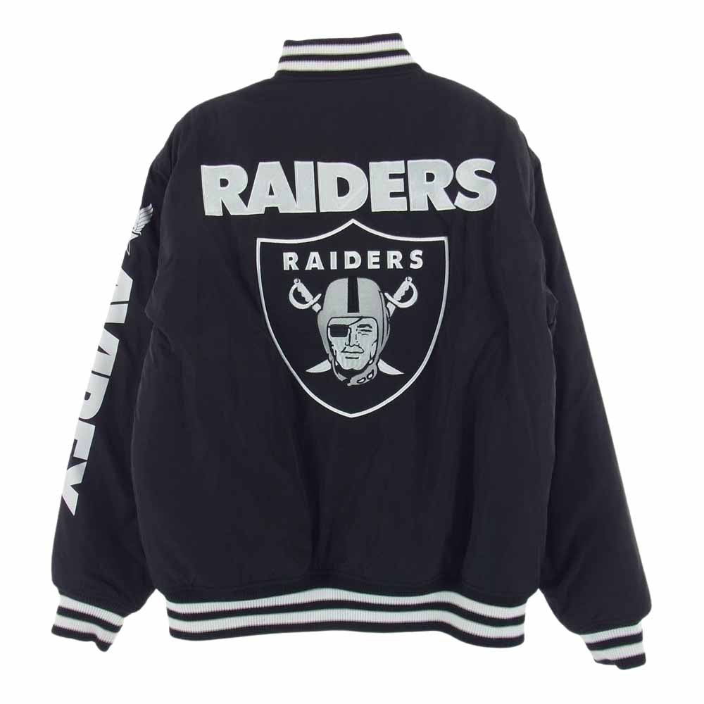 AVIREX アヴィレックス 6192178 RAIDERS レイダース スタジアム ジャンパー スタジャン ブラック系 L【中古】 – ブランド古着  LIFE