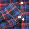 Supreme シュプリーム 11AW Ombre Plaid Shirt オンブレプラッド シャツ フラン ネル 長袖 オンブレチェック レッド系 ブラック系 L【中古】