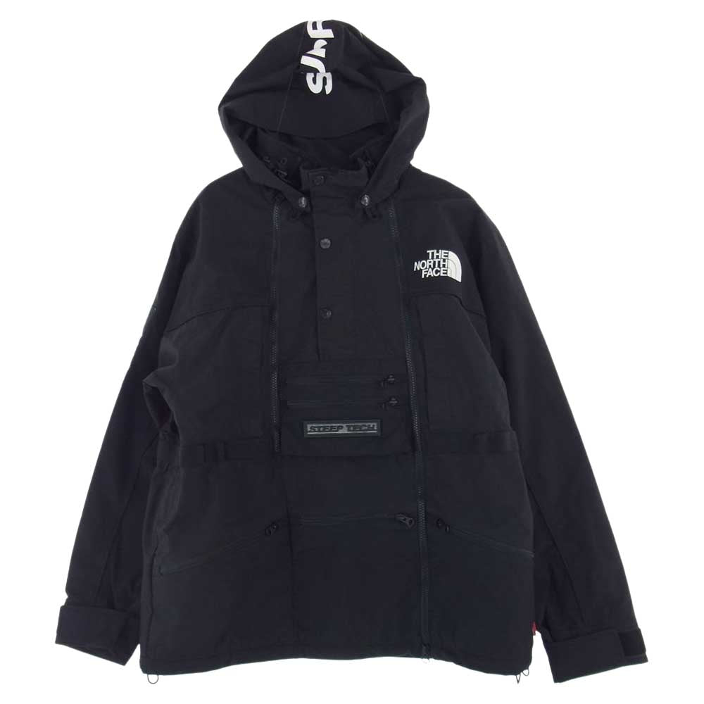 Supreme シュプリーム 16SS NF0A2RES × The North Face Steep Tech Hooded Jacket ノースフェイス スティープテックフーデッドジャケット マウンテンパーカー ブラック系 M【中古】