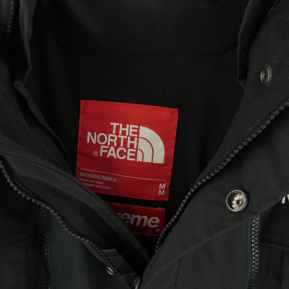 Supreme シュプリーム 16SS NF0A2RES × The North Face Steep Tech Hooded Jacket ノースフェイス スティープテックフーデッドジャケット マウンテンパーカー ブラック系 M【中古】