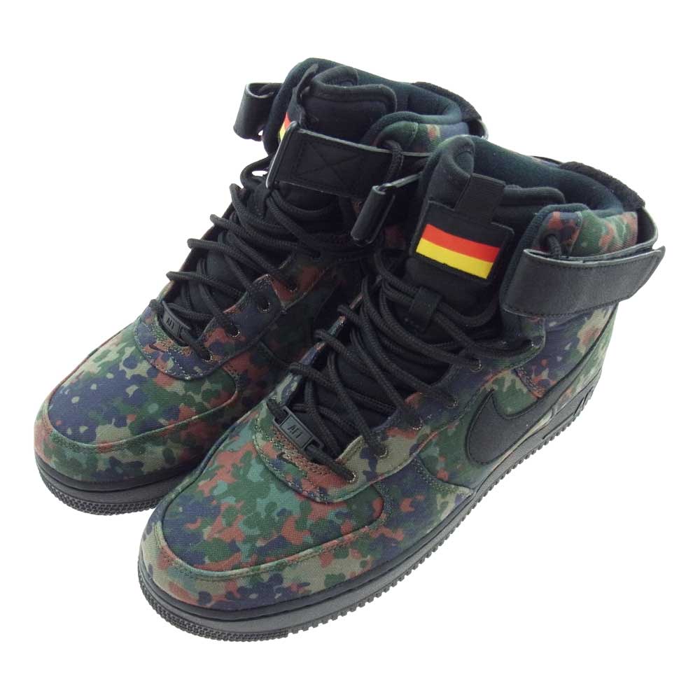 NIKE ナイキ BQ1669-300 AIR FORCE 1 HIGH 07 LV8 エアフォース ハイ エレベイト ドイツ カモ スニーカー グリーン系 28cm【中古】