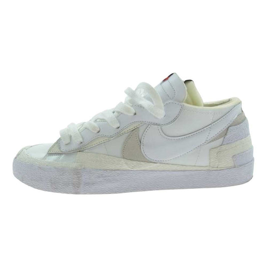 NIKE ナイキ DM6443-100 × sacai サカイ BLAZER LOW ブレーザー ロー スニーカー オフホワイト系 28cm【中古】