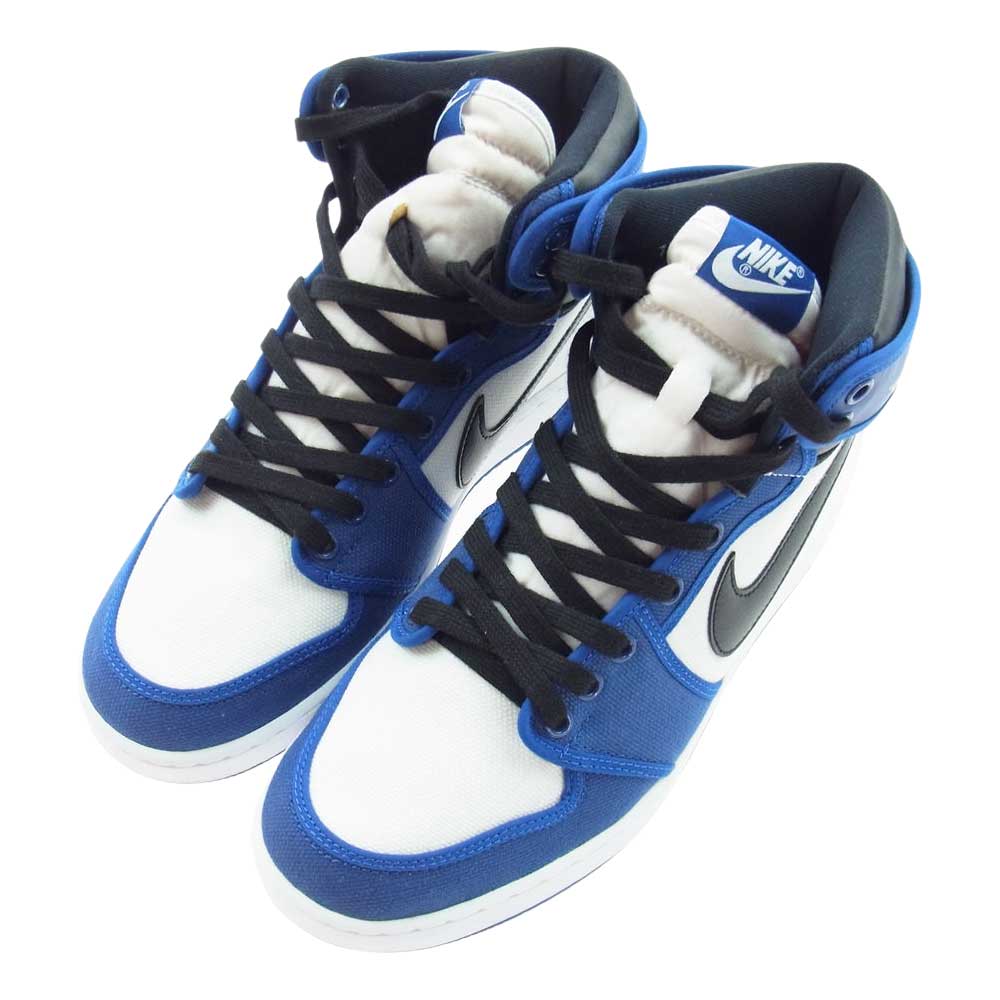 NIKE ナイキ DO5047-401 Air Jordan 1 KO High torm Blue エアジョーダン ハイ ストームブルー スニーカー ブルー系 ホワイト系 28cm【美品】【中古】