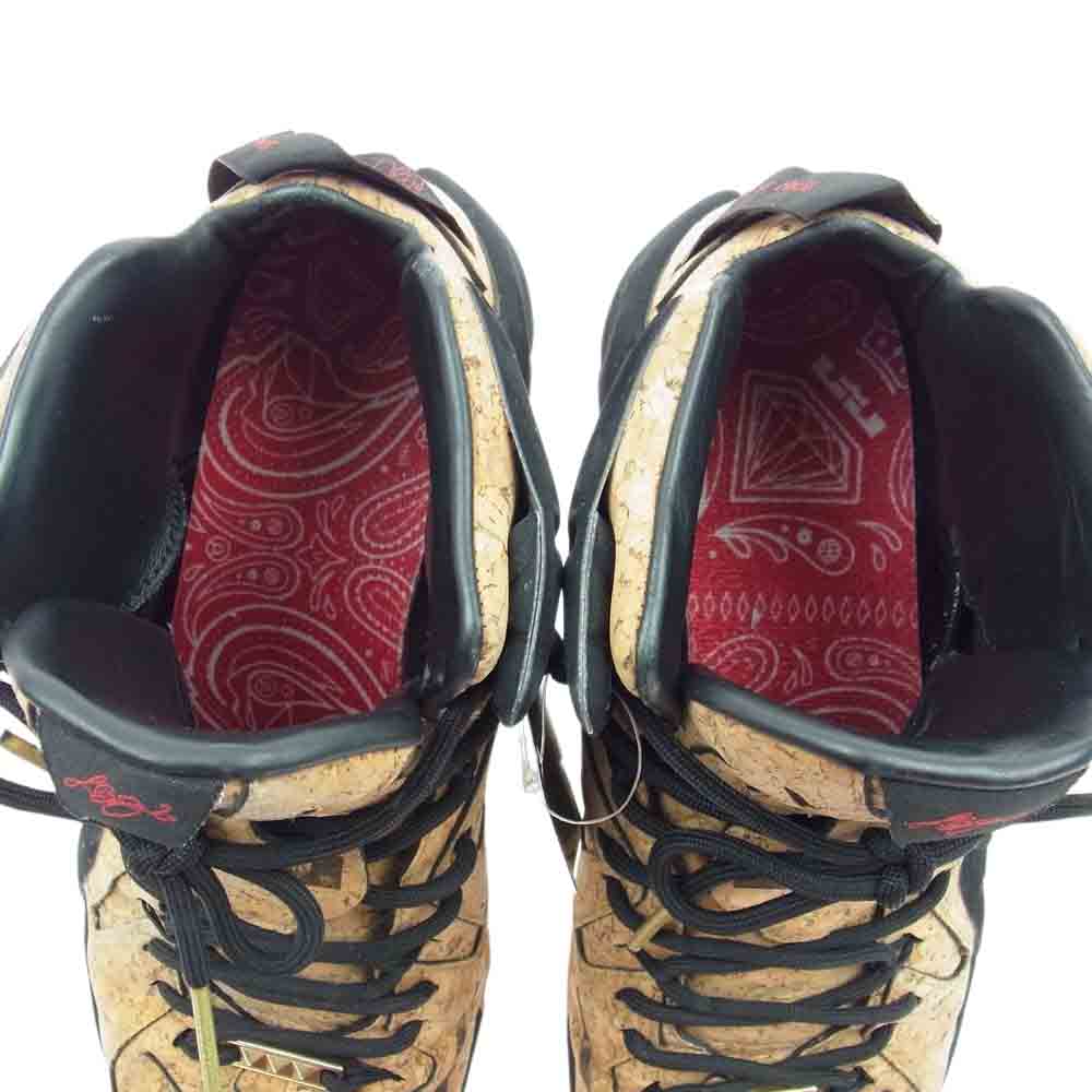NIKE ナイキ 768829-100 LEBRON 12 EXT CORK レブロン コルク スニーカー ライトブラウン系 ブラック系 28cm【中古】