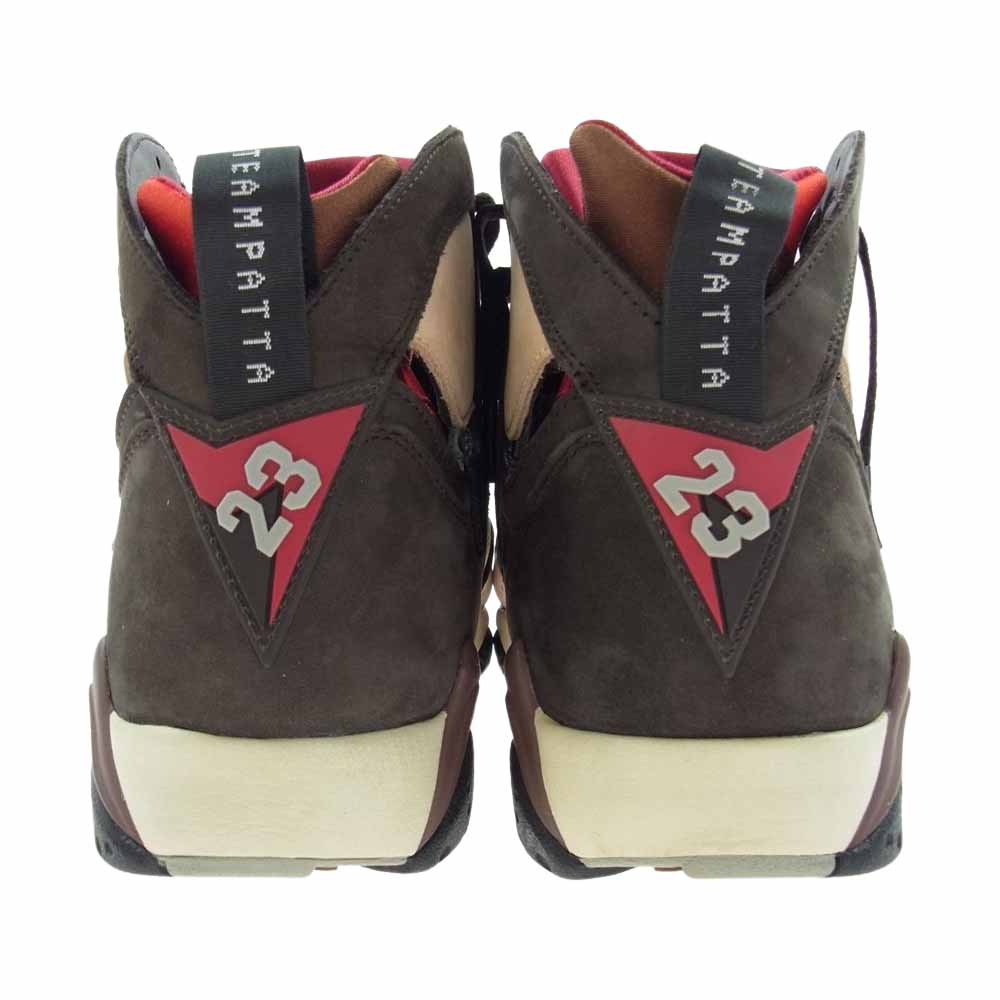NIKE ナイキ AT3375-200 AIR JORDAN 7 RETRO PATTA エアジョーダン レトロ パタ スニーカー ブラウン系 28cm【中古】
