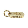CHROME HEARTS クロムハーツ（原本無） 22K DOG TAG TINY STAR タイニー ドッグタグ スター チャーム ネックレス トップ ゴールド系【中古】