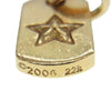 CHROME HEARTS クロムハーツ（原本無） 22K DOG TAG TINY STAR タイニー ドッグタグ スター チャーム ネックレス トップ ゴールド系【中古】