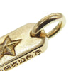 CHROME HEARTS クロムハーツ（原本無） 22K DOG TAG TINY STAR タイニー ドッグタグ スター チャーム ネックレス トップ ゴールド系【中古】