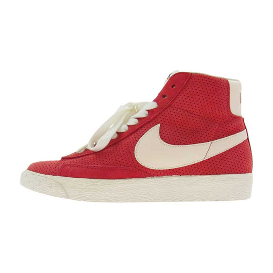 NIKE ナイキ 518171-612 NIKE WMNS BLAZER MID SUEDE VNTG ブレザー ミッド スエード ハイカット スニーカー レッド系 26.5cm【中古】