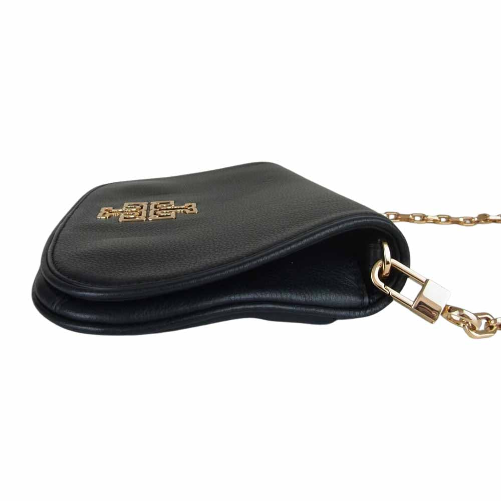 Tory Burch トリーバーチ 39055 001  BRITTEN CLUTCH バッグ ブリテン ショルダークラッチ バッグ  ブラック系【中古】