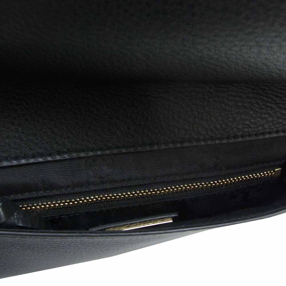 Tory Burch トリーバーチ 39055 001  BRITTEN CLUTCH バッグ ブリテン ショルダークラッチ バッグ  ブラック系【中古】