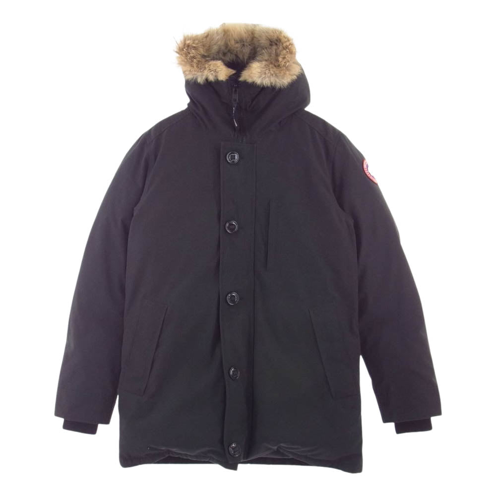 CANADA GOOSE カナダグース 3438JM JASPER ジャスパー ファー付き ダウン ジャケット ブラック系 L【中古】