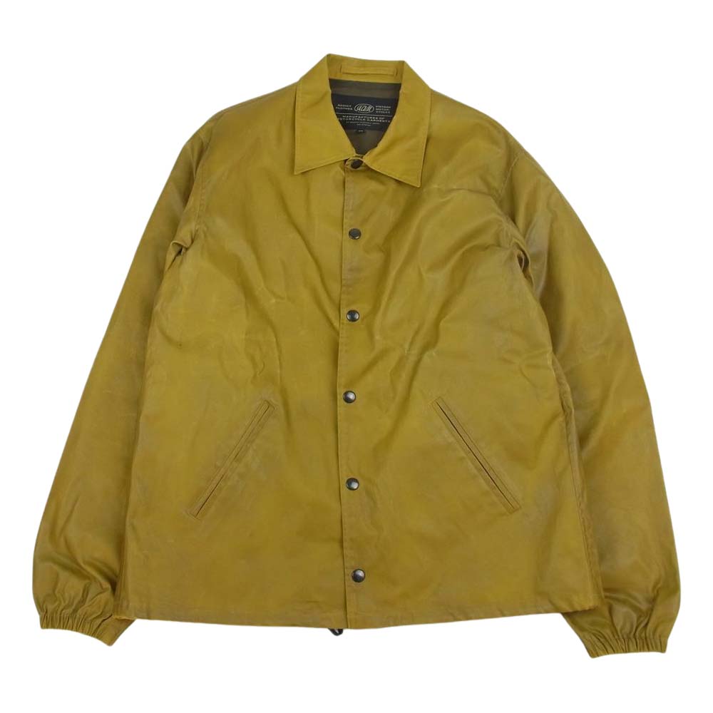 ADDICT CLOTHES アディクトクローズ WAXED COTTON COACH JACKET ワックスド コットン コーチ ジャケット ベージュ系 40【中古】