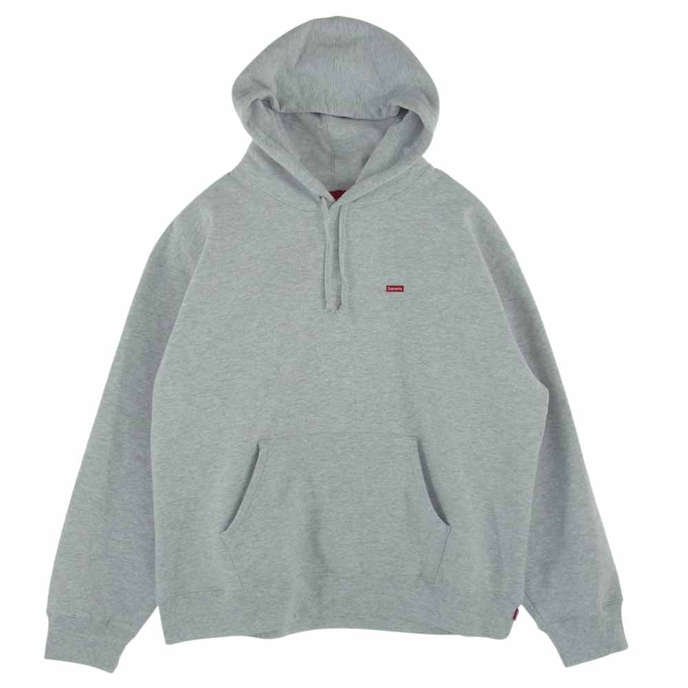 Supreme シュプリーム Small Box Hooded Sweatshirt Ash Grey スウェットスモール ボックス スウェット パーカー グレー系 L【新古品】【未使用】【中古】
