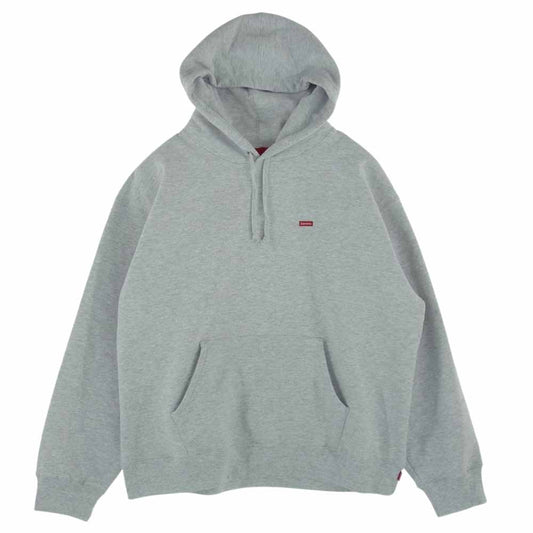 Supreme シュプリーム Small Box Hooded Sweatshirt Ash Grey スウェットスモール ボックス スウェット パーカー グレー系 L【新古品】【未使用】【中古】