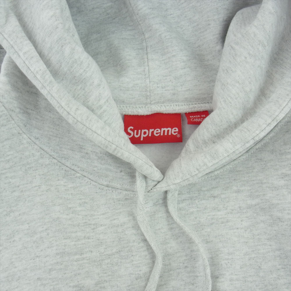 Supreme シュプリーム Small Box Hooded Sweatshirt Ash Grey スウェットスモール ボックス スウェット パーカー グレー系 L【新古品】【未使用】【中古】