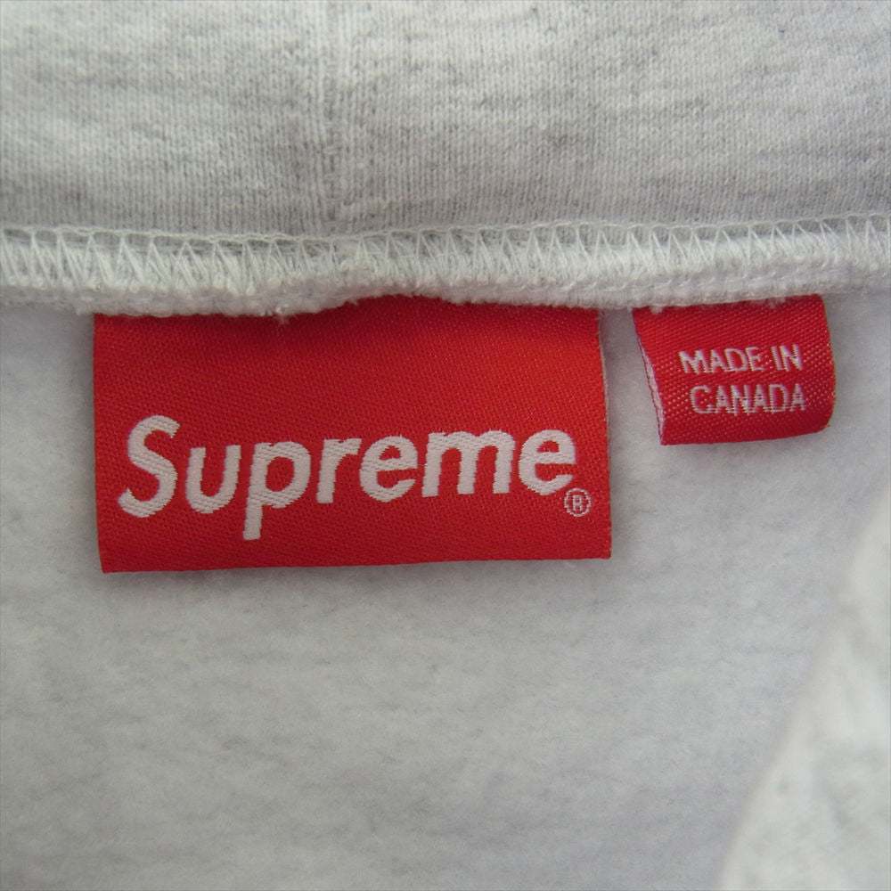Supreme シュプリーム Small Box Hooded Sweatshirt Ash Grey スウェットスモール ボックス スウェット パーカー グレー系 L【新古品】【未使用】【中古】