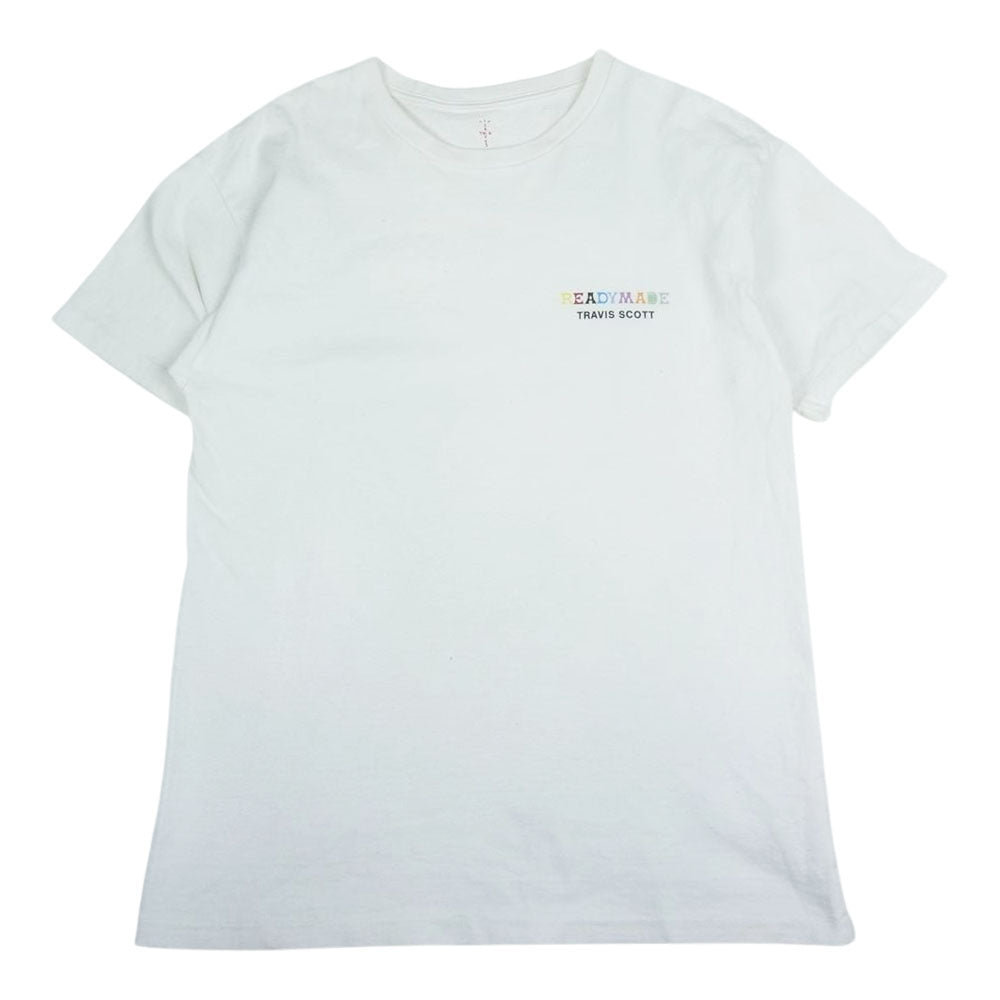 READY MADE レディメイド 19SS  × Travis Scott Cactus Jack Pack Tee トラヴィススコット パック TEE 半袖 Tシャツ ホワイト系 M【中古】