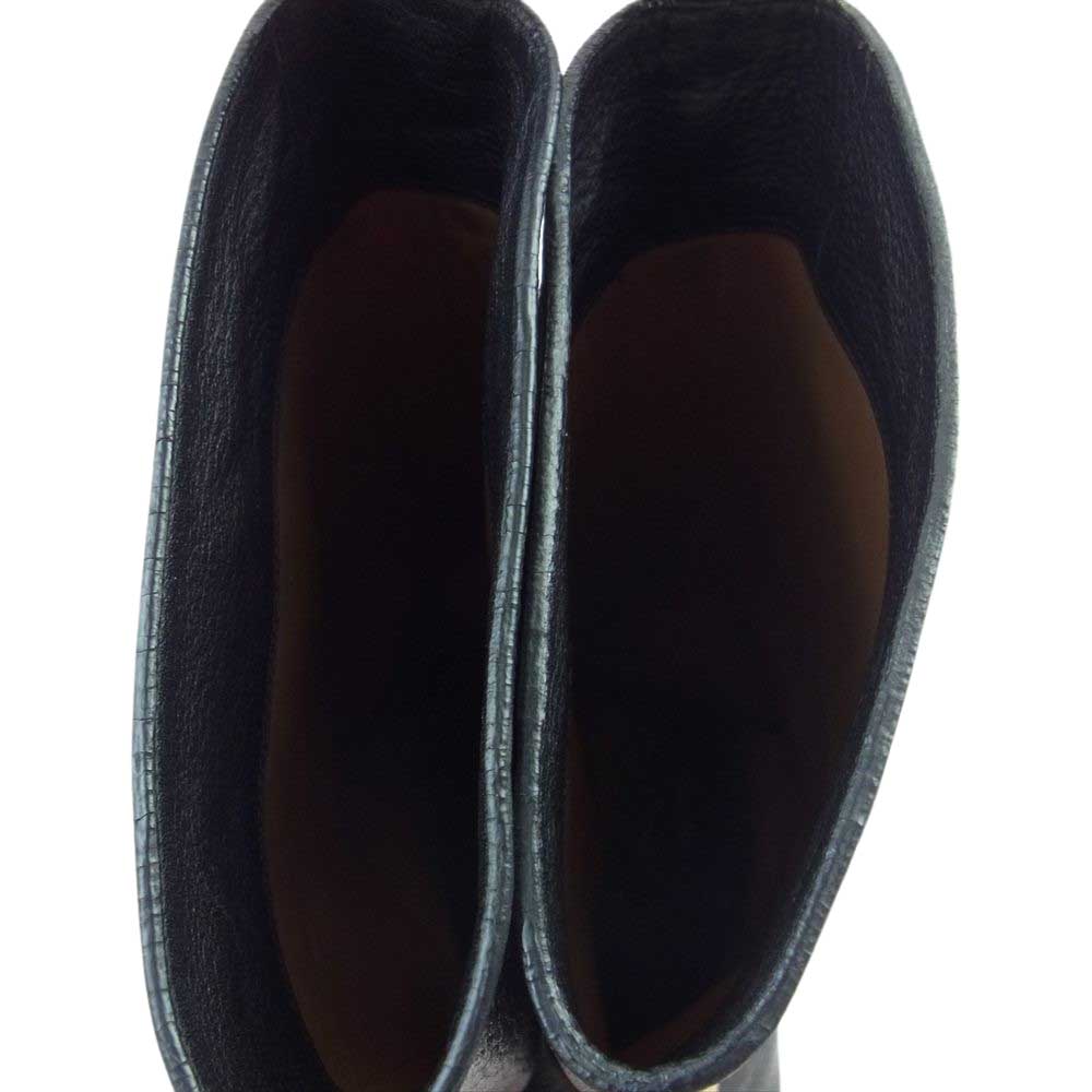 Chloe クロエ レザー ロング ブーツ ブラック系 35½【中古】