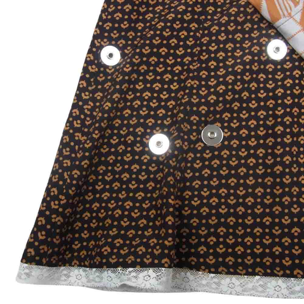 Chloe クロエ シルク 総柄 ボタン シャツ ワンピース 長袖 マルチカラー系 34【中古】